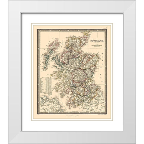 Scotland - Regions - Wyld White Modern Wood Framed Art Print with Double Matting by Wyld