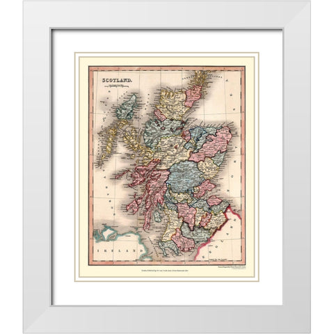 Scotland - Regions - Orr White Modern Wood Framed Art Print with Double Matting by Orr