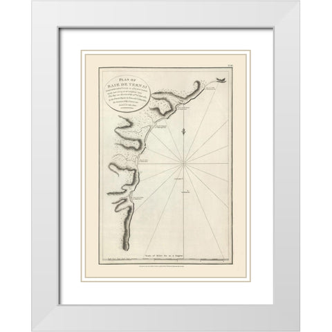 Baie Ternay Seychelles Africa - Robinson 1798 White Modern Wood Framed Art Print with Double Matting by Robinson