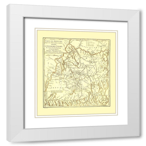 Kentucky - Filson 1785 White Modern Wood Framed Art Print with Double Matting by Filson