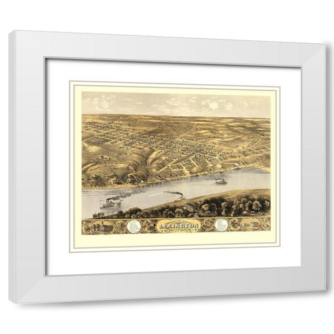 Lexington Missouri - Ruger 1869 White Modern Wood Framed Art Print with Double Matting by Ruger