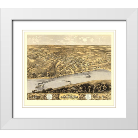 Lexington Missouri - Ruger 1869 White Modern Wood Framed Art Print with Double Matting by Ruger