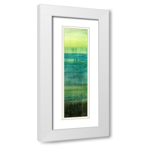 Sea Mist VI White Modern Wood Framed Art Print with Double Matting by Brey