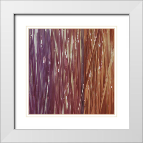 Natural Dance Warm I White Modern Wood Framed Art Print with Double Matting by Franklin