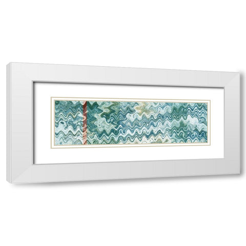 Underwater I White Modern Wood Framed Art Print with Double Matting by Franklin