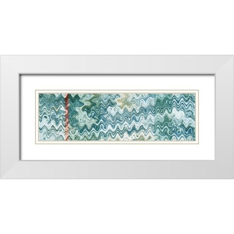 Underwater I White Modern Wood Framed Art Print with Double Matting by Franklin