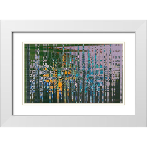 Eye of the Storm White Modern Wood Framed Art Print with Double Matting by Simons