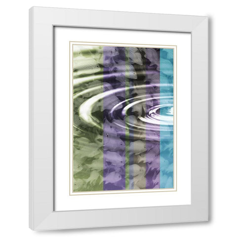 Follow the Leader I White Modern Wood Framed Art Print with Double Matting by Simons