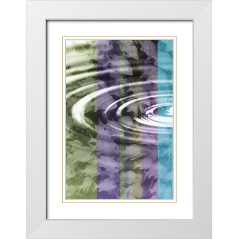 Follow the Leader I White Modern Wood Framed Art Print with Double Matting by Simons