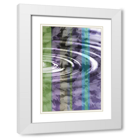 Follow the Leader II White Modern Wood Framed Art Print with Double Matting by Simons
