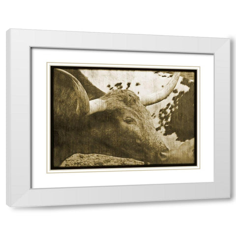 George White Modern Wood Framed Art Print with Double Matting by Simons