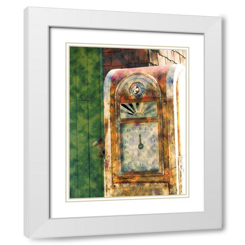 No More White Modern Wood Framed Art Print with Double Matting by Simons