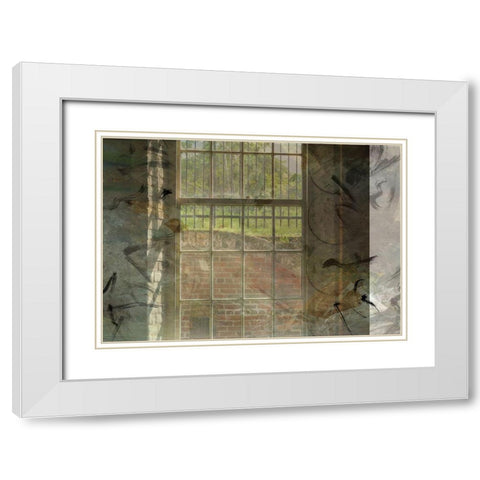 Urban Viewpoint White Modern Wood Framed Art Print with Double Matting by Simons