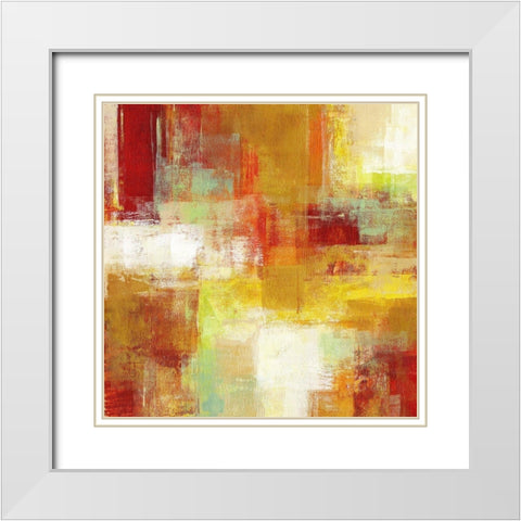 Early Morn I White Modern Wood Framed Art Print with Double Matting by King