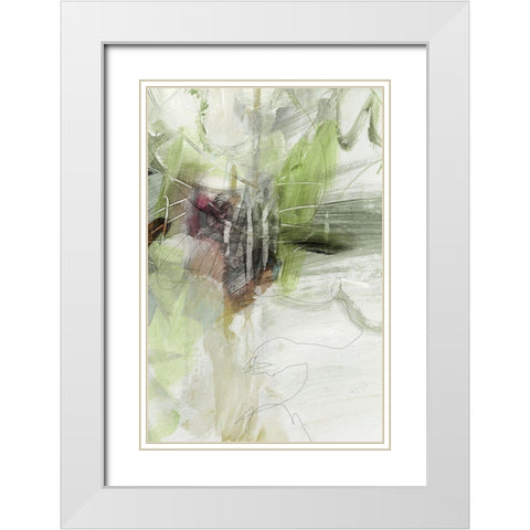 Whipped II White Modern Wood Framed Art Print with Double Matting by King