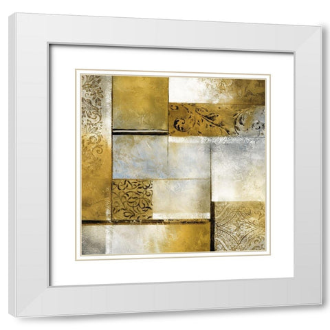 Southhampton I White Modern Wood Framed Art Print with Double Matting by King