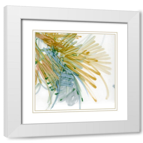 Palm Gesture IV White Modern Wood Framed Art Print with Double Matting by King