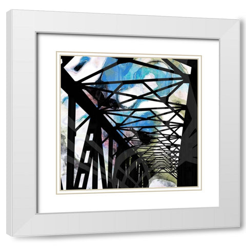 Tunnel Vision I White Modern Wood Framed Art Print with Double Matting by Nola