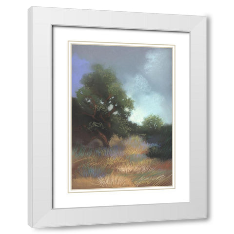 The Wilds I White Modern Wood Framed Art Print with Double Matting by Ricci