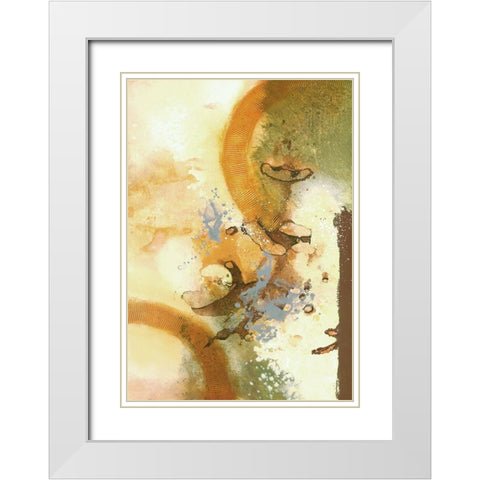 Ringmaster I  White Modern Wood Framed Art Print with Double Matting by Scott