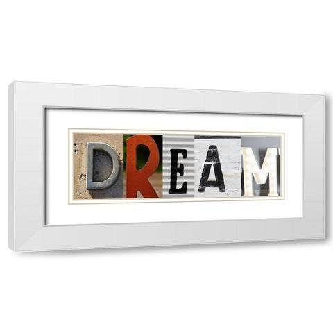 Dream White Modern Wood Framed Art Print with Double Matting by Phillip, Jamie