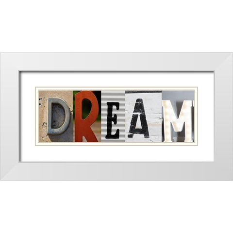 Dream White Modern Wood Framed Art Print with Double Matting by Phillip, Jamie