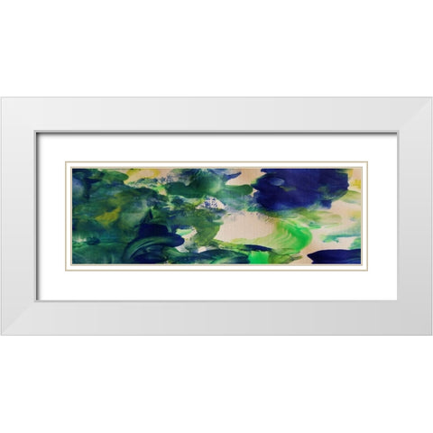 Yanny 3 White Modern Wood Framed Art Print with Double Matting by Phillip, Jamie