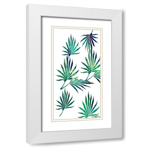 Wild Tropics 2 White Modern Wood Framed Art Print with Double Matting by Phillip, Jamie