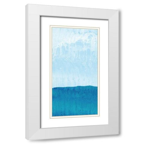 Pasific Ocean 2 White Modern Wood Framed Art Print with Double Matting by Phillip, Jamie