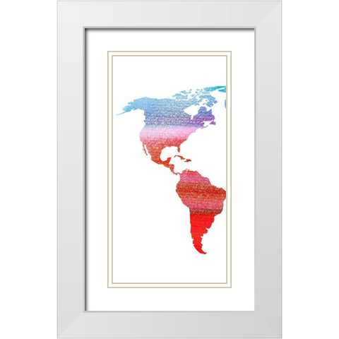 Travel White Modern Wood Framed Art Print with Double Matting by Phillip, Jamie