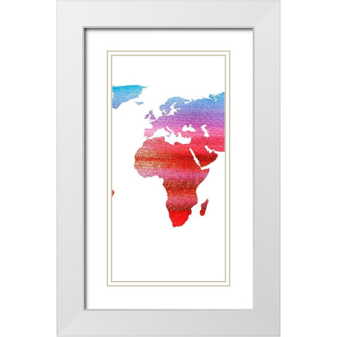 Travel 2 White Modern Wood Framed Art Print with Double Matting by Phillip, Jamie