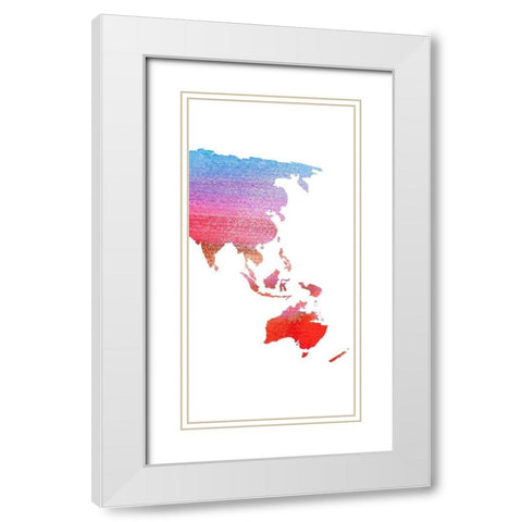 Travel 3 White Modern Wood Framed Art Print with Double Matting by Phillip, Jamie