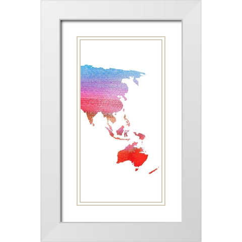 Travel 3 White Modern Wood Framed Art Print with Double Matting by Phillip, Jamie