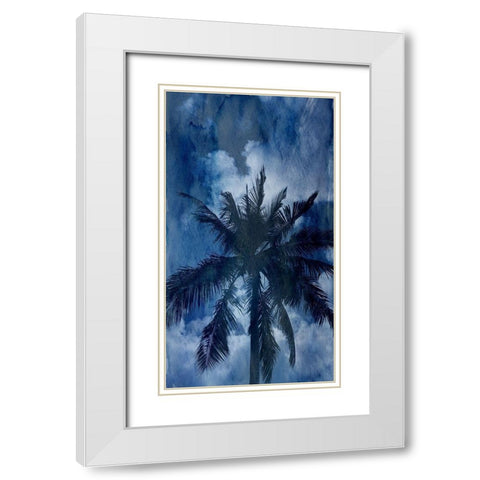 Blue Paradise White Modern Wood Framed Art Print with Double Matting by Phillip, Jamie
