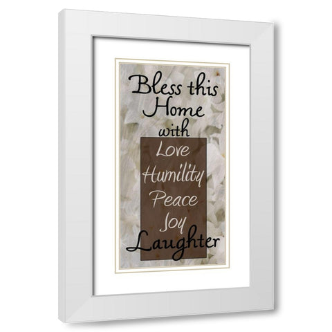Heaven White Modern Wood Framed Art Print with Double Matting by Phillip, Jamie