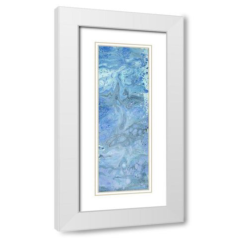 Placid Monent 2 White Modern Wood Framed Art Print with Double Matting by Phillip, Jamie