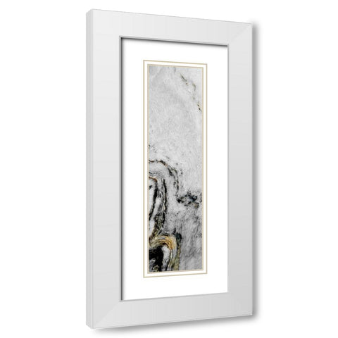 Golden 2 White Modern Wood Framed Art Print with Double Matting by Phillip, Jamie