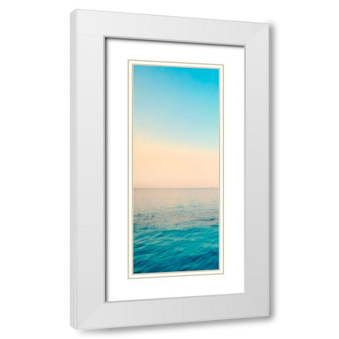 Sea Water 1 White Modern Wood Framed Art Print with Double Matting by Phillip, Jamie