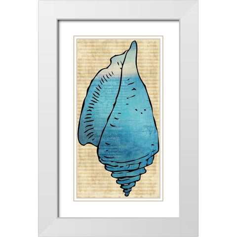 Salty Ocean 2 White Modern Wood Framed Art Print with Double Matting by Phillip, Jamie