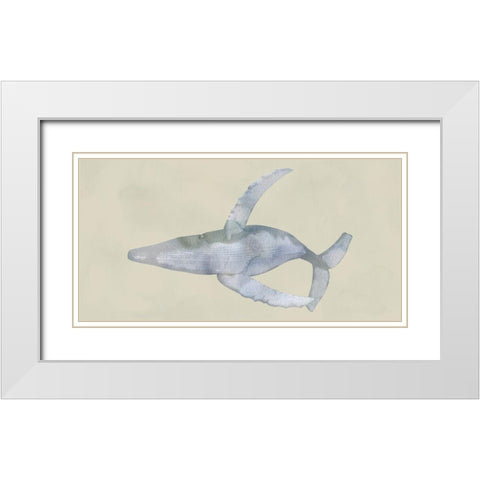 Whale Whale Whale 2 White Modern Wood Framed Art Print with Double Matting by Phillip, Jamie