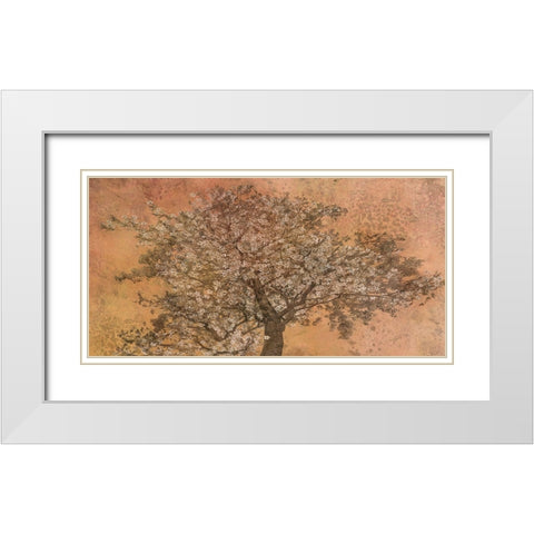 Strong Tree White Modern Wood Framed Art Print with Double Matting by Phillip, Jamie