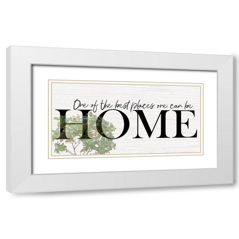 Home White Modern Wood Framed Art Print with Double Matting by Phillip, Jamie
