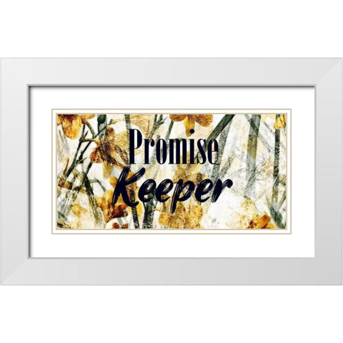 Promise Keeper White Modern Wood Framed Art Print with Double Matting by Phillip, Jamie