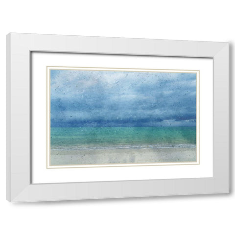 Gaze Into The Pacific White Modern Wood Framed Art Print with Double Matting by Phillip, Jamie