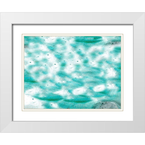 Cloud 9 White Modern Wood Framed Art Print with Double Matting by Phillip, Jamie
