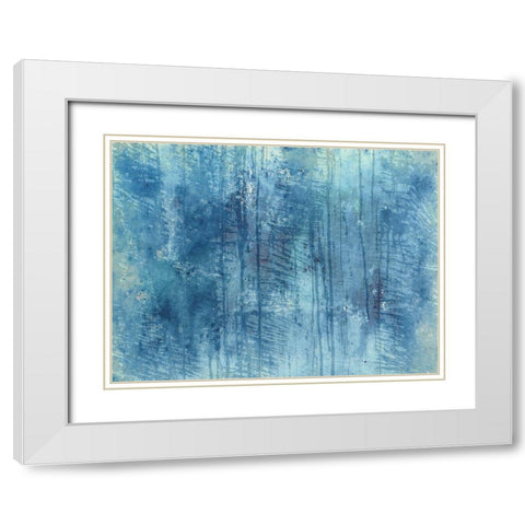 Abstract  White Modern Wood Framed Art Print with Double Matting by Phillip, Jamie
