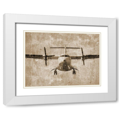 Aviation White Modern Wood Framed Art Print with Double Matting by Phillip, Jamie