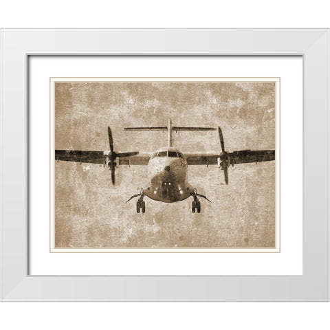 Aviation White Modern Wood Framed Art Print with Double Matting by Phillip, Jamie