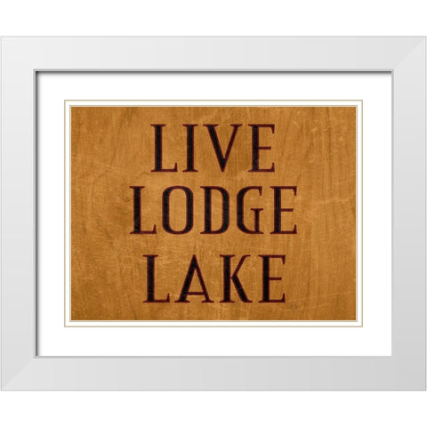 Lodge 2 White Modern Wood Framed Art Print with Double Matting by Phillip, Jamie