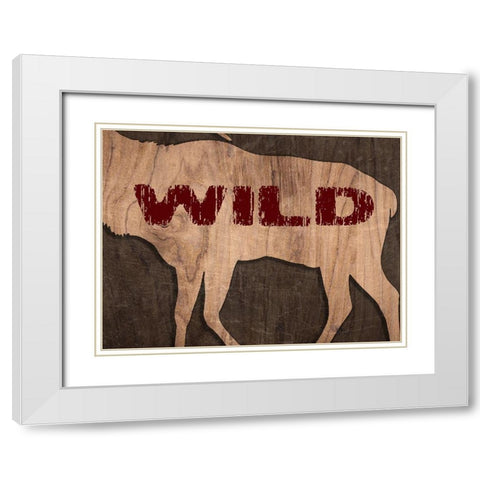 Lodge 5 White Modern Wood Framed Art Print with Double Matting by Phillip, Jamie